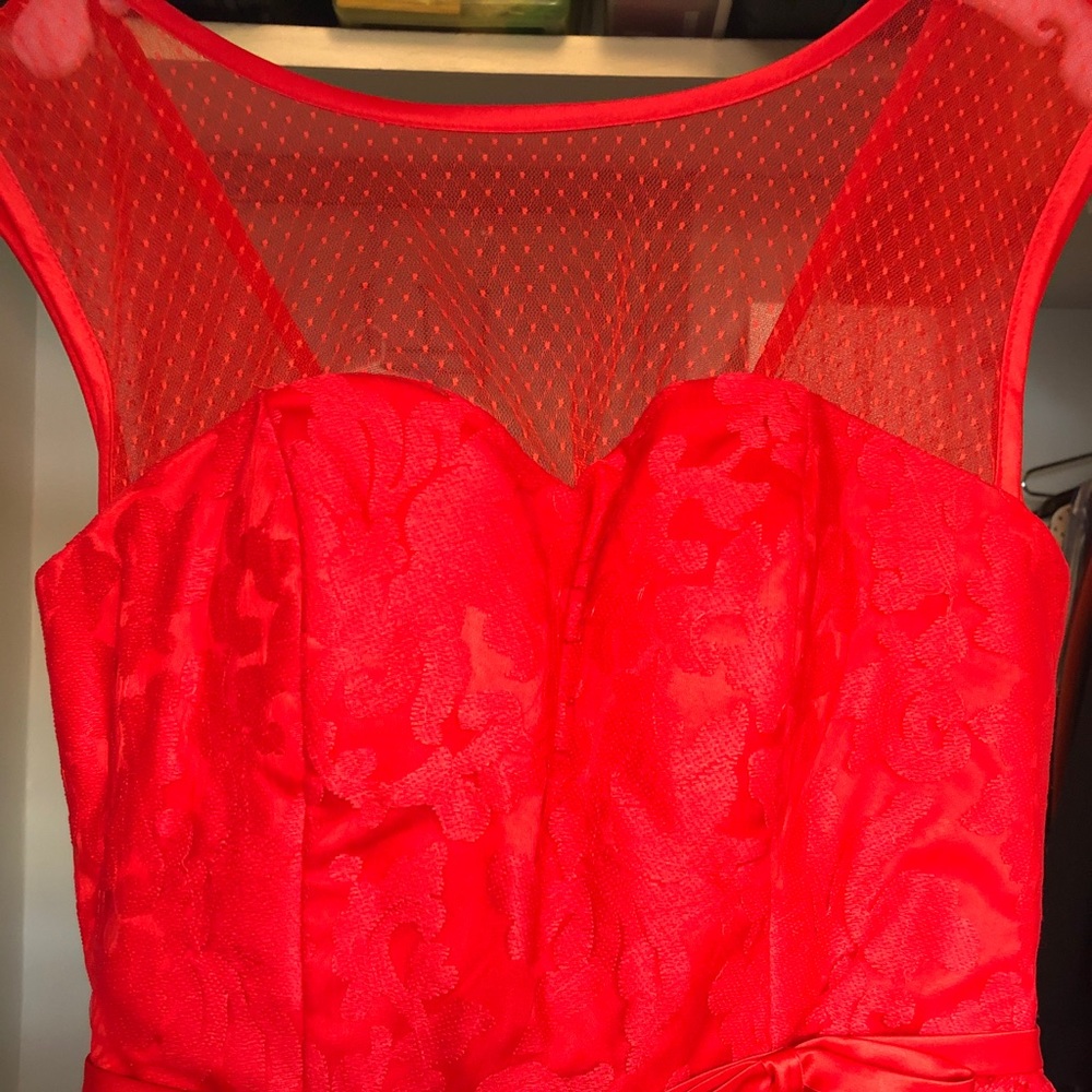 Beautiful Red Lacey Dress